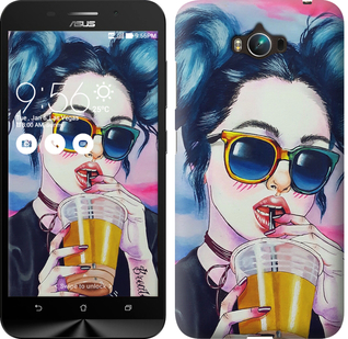

Чехол Арт-девушка в очках для Asus ZenFone Max ZC550KL 247249
