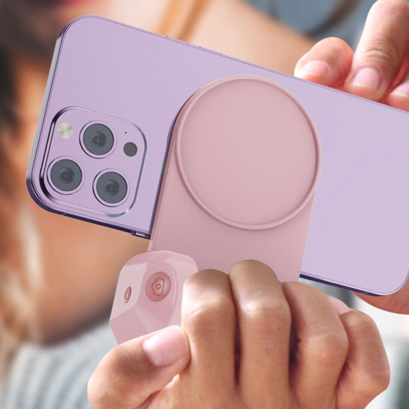 Фото Портативное ЗУ Power Bank WIWU Wi-W016+Selfie Stick с БЗУ 4500 mAh (Pink) в магазине vchehle.ua