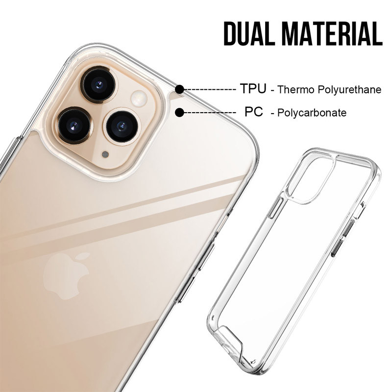 Чохол TPU Space Case transparent на Apple iPhone 12 Pro Max (6.7") (Прозорий) в магазині vchehle.ua