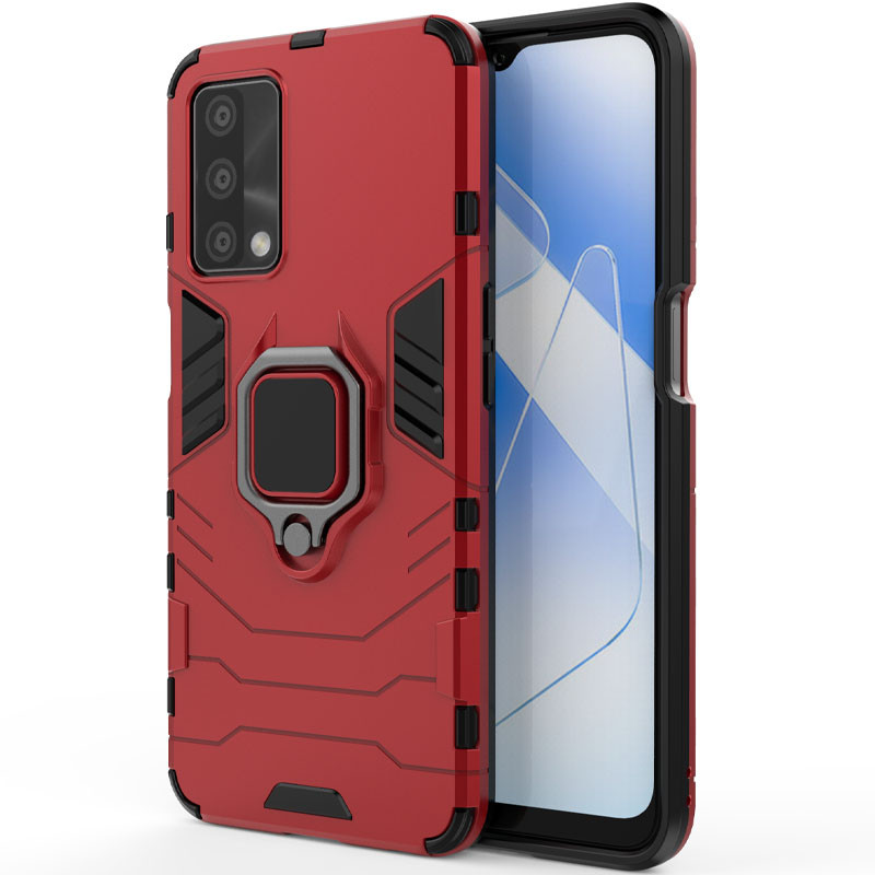 

Ударостійкий чохол Transformer Ring for Magnet на Oppo A74 4G (Червоний / Dante Red) 1175009