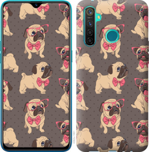 

Чехол мопсики 2 для Realme 5 Pro 921707