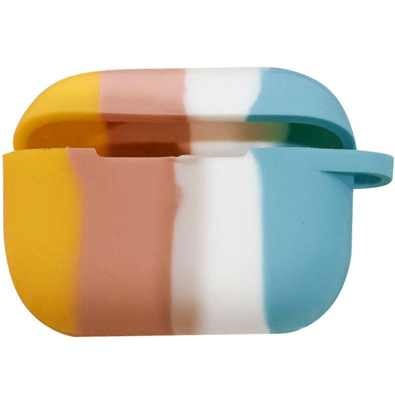 

Силиконовый футляр Colorfull для наушников AirPods Pro (Жовтий / Бірюзовий) 1231340
