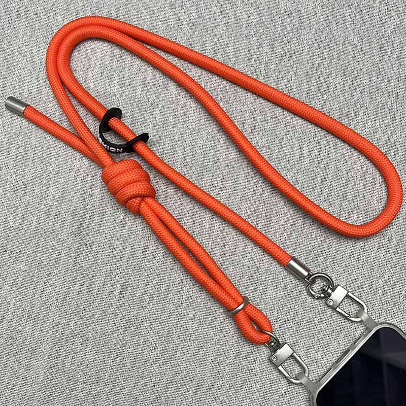 Фото Шнурок с двумя креплениями (8мм) 150см (Neon Orange) на vchehle.ua