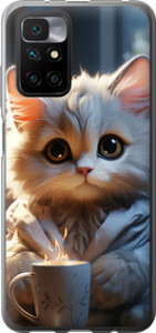 Чехол White cat для Xiaomi Redmi 10