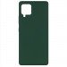 Чохол Silicone Cover Full without Logo (A) на Samsung Galaxy A42 5G (Зелений / Dark green)