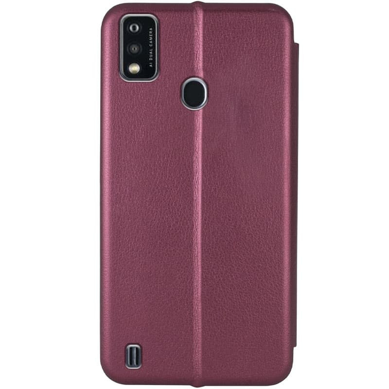 Фото Кожаный чехол (книжка) Classy для ZTE Blade A51 (Бордовый) в магазине vchehle.ua