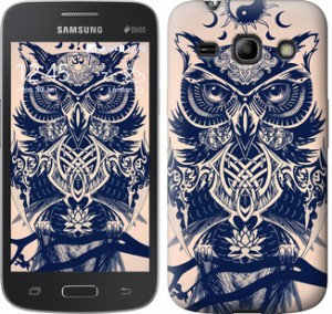 Чехол Узорчатая сова для Samsung Galaxy Core Plus G3500