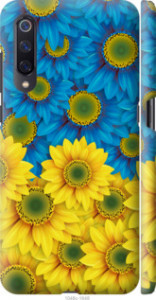 Чехол Жёлто-голубые цветы для Xiaomi Mi9