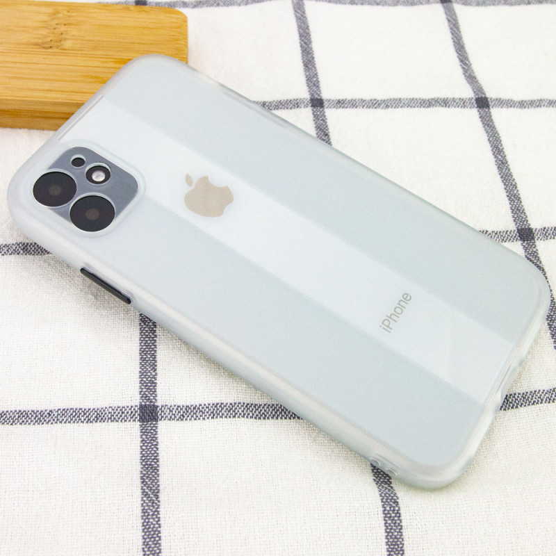 Фото Чехол TPU Glossy Line Full Camera для Apple iPhone 12 (6.1") (Матовый) на vchehle.ua