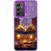 TPU+PC чехол TakiTaki Fantasy magic glow для Samsung Galaxy A54 5G (Libraby - Purple)