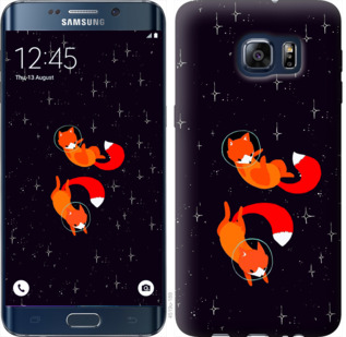 

Чехол Лисички в космосе для Samsung Galaxy S6 Edge Plus G928 869978