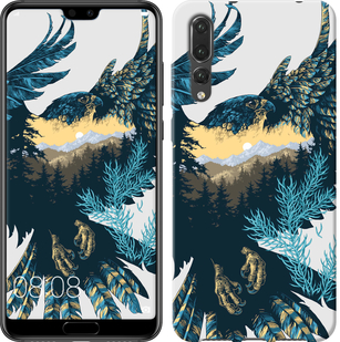 

Чохол Арт-орел на тлі природи на Huawei Nova 4 698661