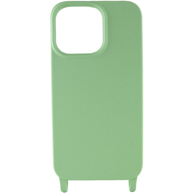 Фото Чохол Cord case з довгим кольоровим ремінцем на Apple iPhone 13 Pro Max (6.7") (Зелений / Pistachio) в маназині vchehle.ua