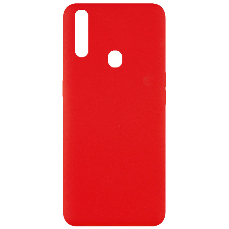 Чохол Silicone Cover Full without Logo (A) на Oppo A31 (Дефект упаковки / Червоний / Red)