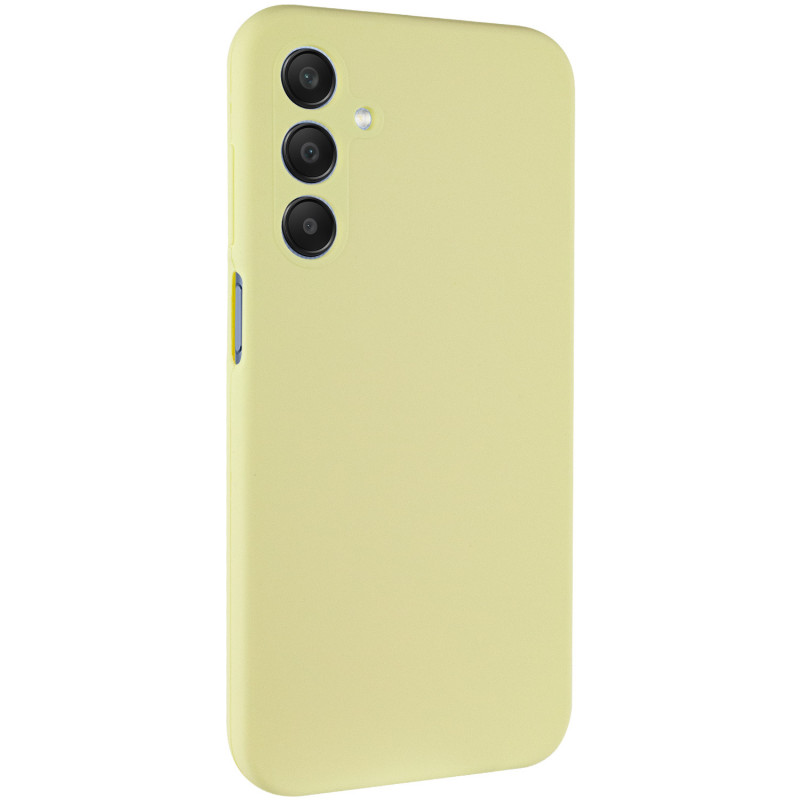 Чехол Silicone Cover Lakshmi Full Camera (AA) для Samsung Galaxy A25 5G (Желтый / Mellow Yellow)