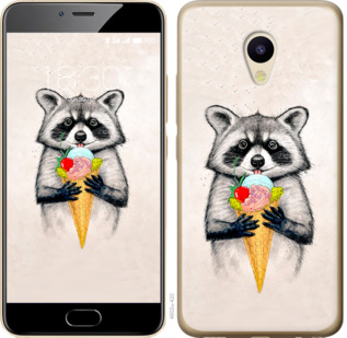 

Чохол Єнотик з морозивом на Meizu M5 801242
