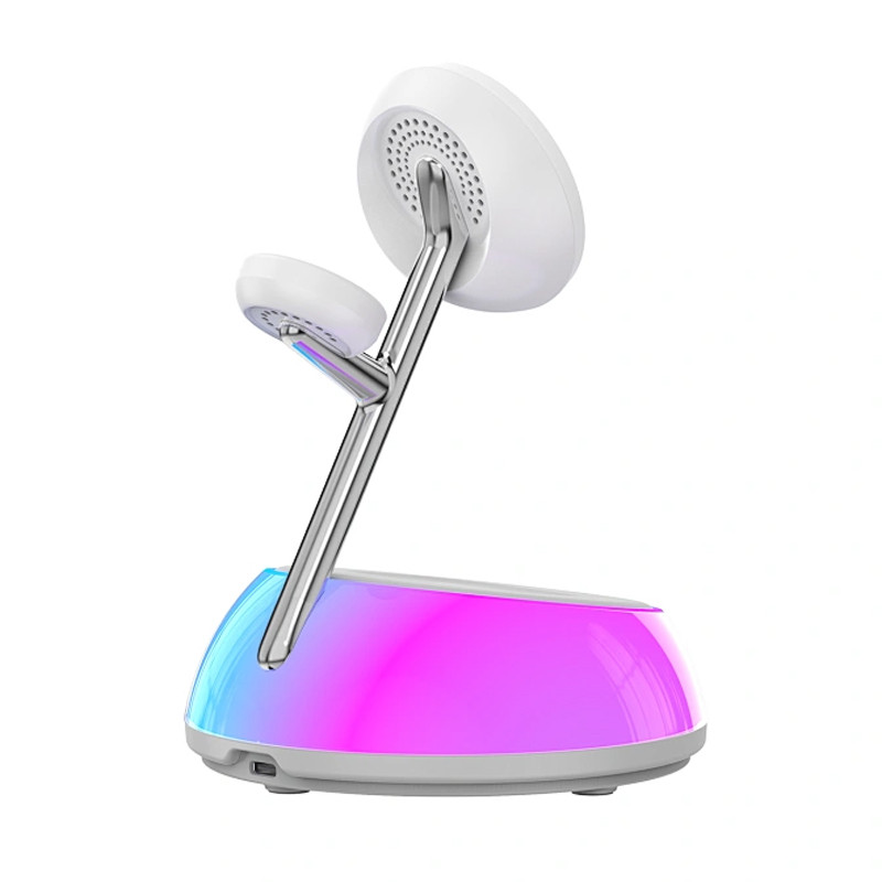 БЗП WIWU Wi-W036 Aurora 3 in 1 Wireless Charger (White) в магазині vchehle.ua