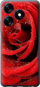 Чохол Червона троянда на Tecno Spark 10C