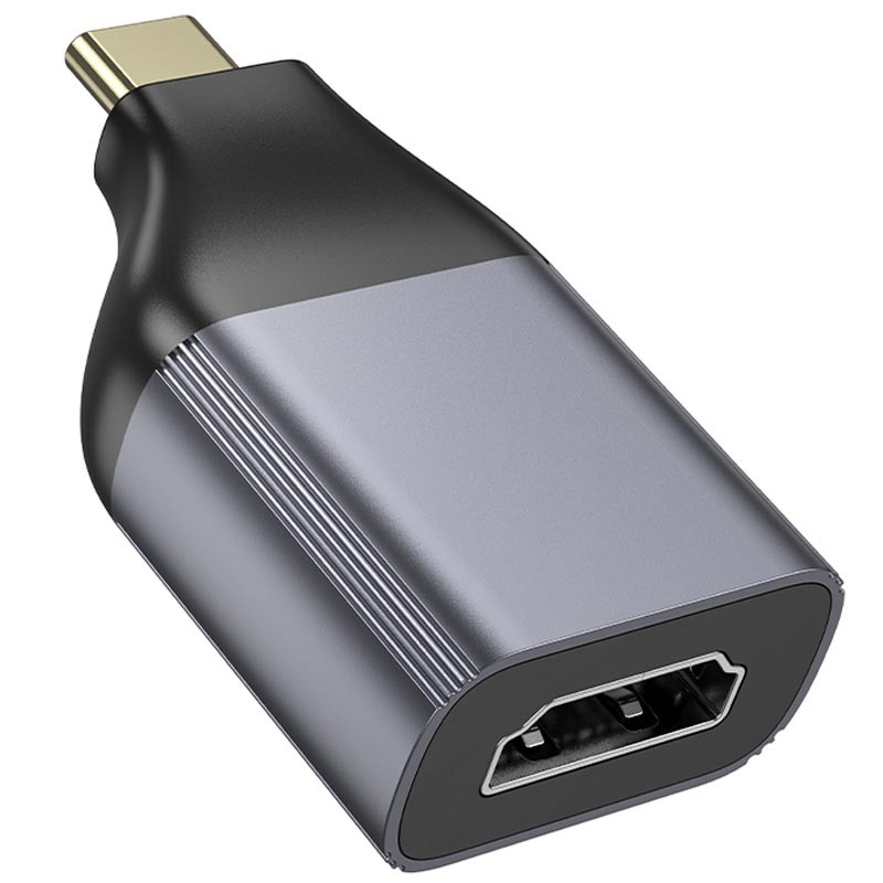Фото Перехідник Hoco UA33 Type-C to HDTV (Metal grey) на vchehle.ua