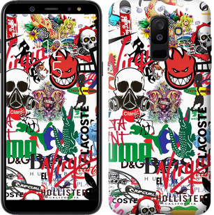 

Чохол Many different logos на Samsung Galaxy A6 Plus 2018 637935