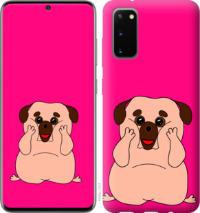 

Чехол Весёлый мопс для Samsung Galaxy S20 928234