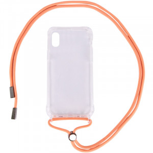 Чохол TPU Crossbody Transparent на Apple iPhone XS Max (6.5")