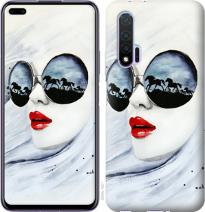 

Чехол Девушка акварелью для Huawei Nova 6 878847