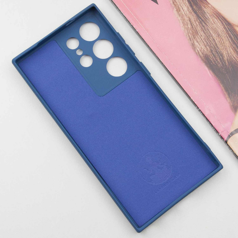 Чехол Silicone Cover Lakshmi Full Camera (A) для Samsung Galaxy S24 Ultra (Синий / Navy Blue) в магазине vchehle.ua