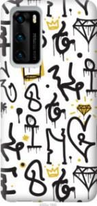 Чехол Graffiti art для Huawei P40
