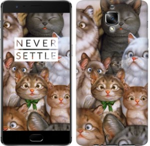 Чехол коты для OnePlus 3T