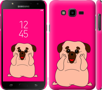 

Чехол Весёлый мопс для Samsung Galaxy J7 Neo J701F 928342