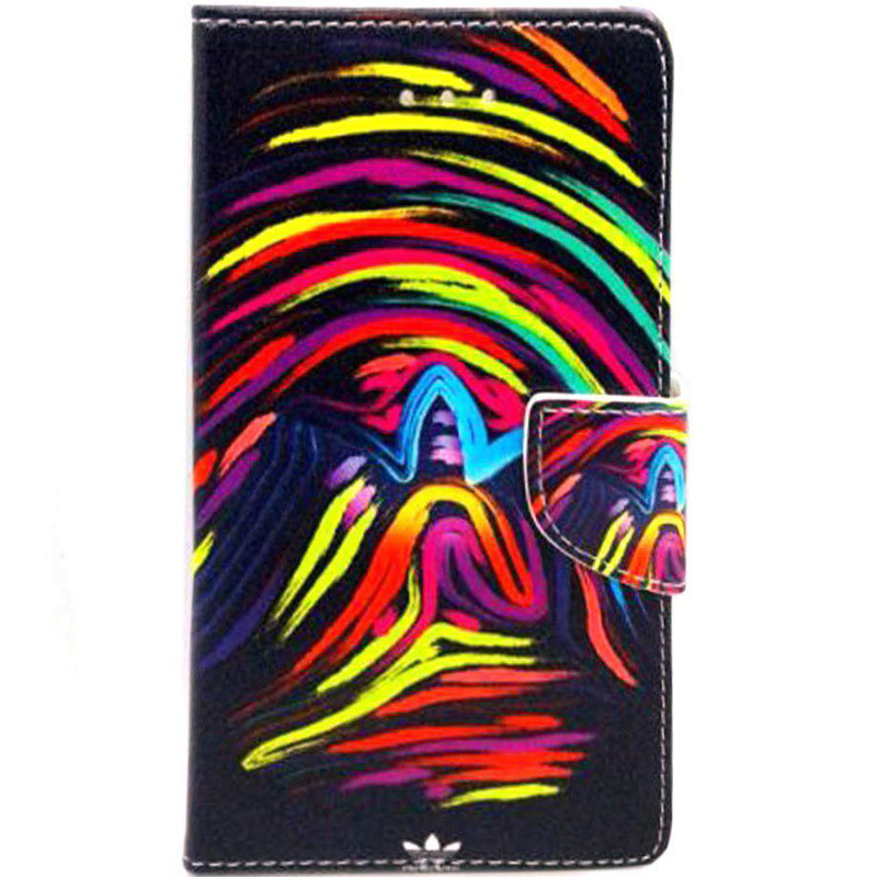 Универсальный чехол-книжка 4you Art Print  для смартфонов 4.5"-4.8" (Abstraction)
