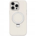 Чехол Silicone Case Full Protective NO LOGO with Ring для Apple iPhone 15 Pro (6.1") (White)