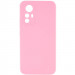 Чехол Silicone Cover Lakshmi Full Camera (AAA) для Xiaomi Redmi Note 12S (Розовый / Light pink)