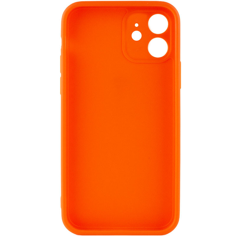 Фото Силіконовий чохол Candy Full Camera на Apple iPhone 12 (6.1") (Помаранчевий / Orange) на vchehle.ua