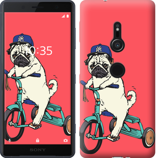 

Чохол Мопс на велосипеді на Sony Xperia XZ2 H8266 642812