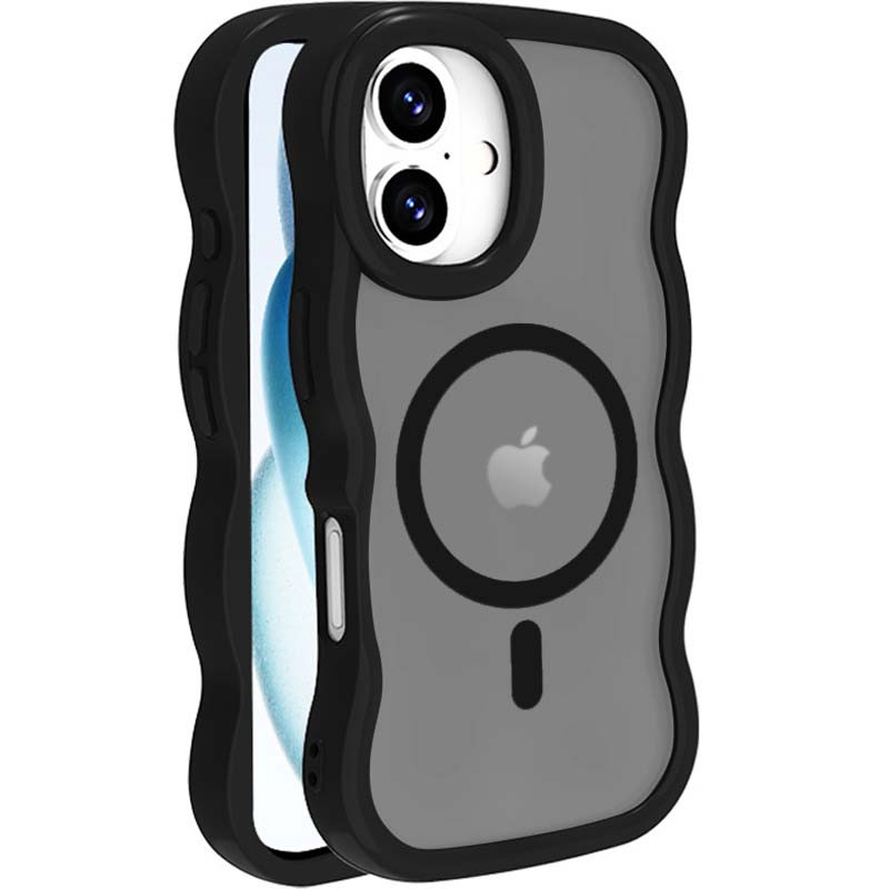 Чохол TPU+PC Undine with Magnetic Safe на Apple iPhone 16 (6.1") (Black)