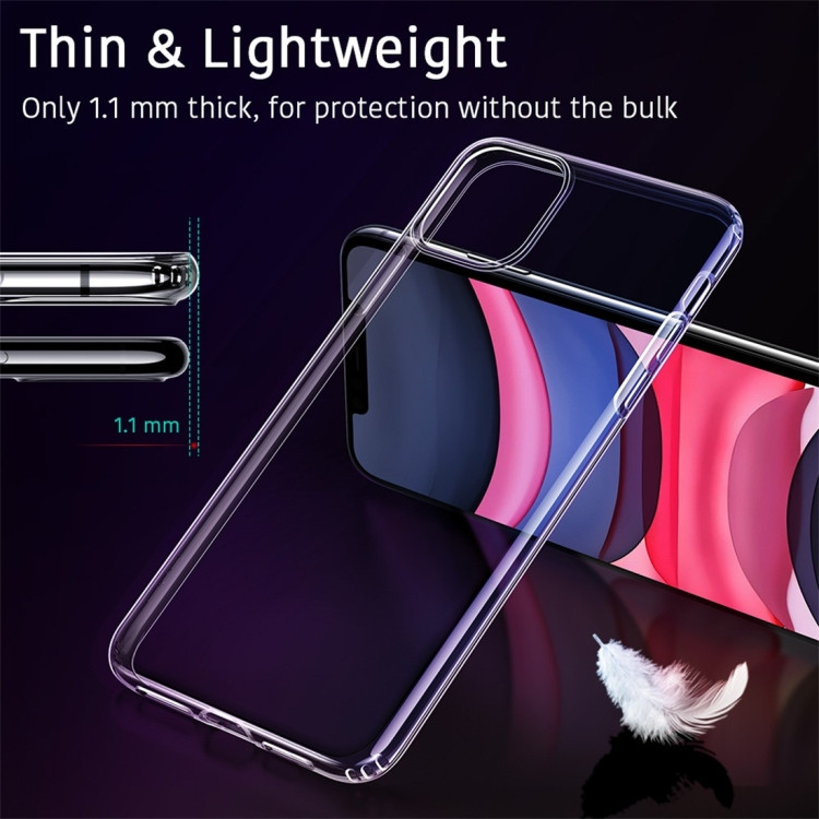 Фото TPU чехол Epic Transparent 1,5mm для Apple iPhone 11 (6.1") (Бесцветный (прозрачный)) в магазине vchehle.ua