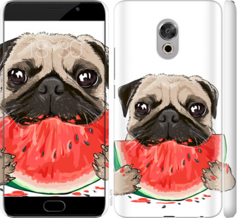 

Чехол Мопс и арбуз для Meizu Pro 6 Plus 843706