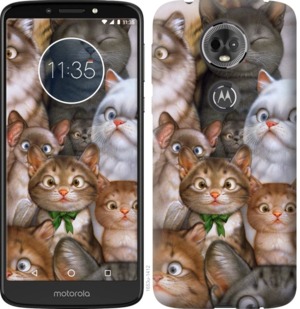 

Чехол коты для Motorola Moto E5 Plus 757772