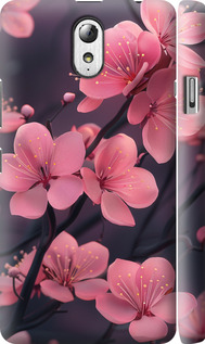 Чохол Пурпурна сакура на Lenovo Vibe P1m