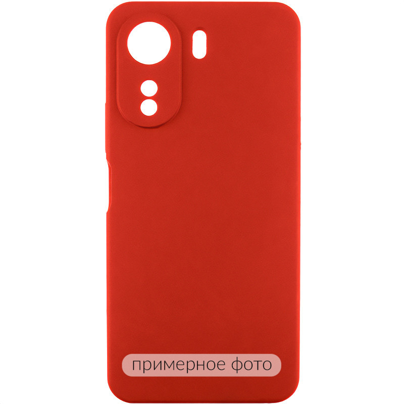 Чохол TPU GETMAN Liquid Silk Full Camera на Xiaomi Redmi 13C / Poco C65 (Червоний / Red)