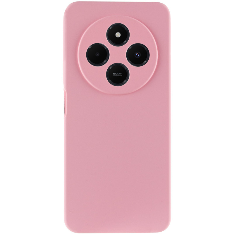 Фото Чохол Silicone Cover Lakshmi Full Camera (AAA) на Xiaomi Redmi 14C (Рожевий / Light pink) в маназині vchehle.ua