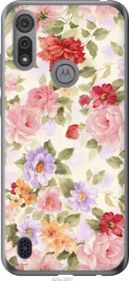 

Чохол Квіткові шпалери на Motorola E6s 1581408