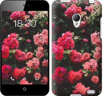 

Чехол Куст с розами для Meizu MX2 639331