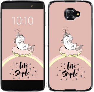 

Чохол Єдинорожки в пончике на Alcatel idol 4s 719693
