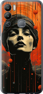 

Чехол Абстрактный портрет v2 для Infinix Hot 12i 1631642
