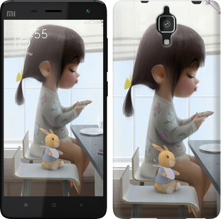 

Чехол Милая девочка с зайчиком для Xiaomi Mi4 636688