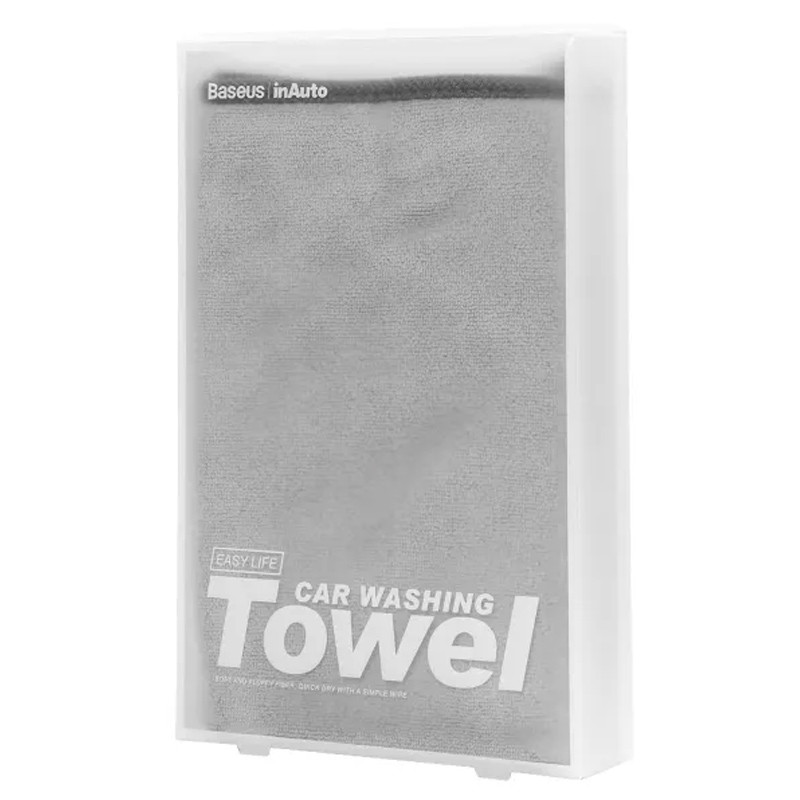 Замовити Мікрофібра Baseus Easy life car washing towel (400*800mm) (CRXCMJ-A0G) (Grey) на vchehle.ua