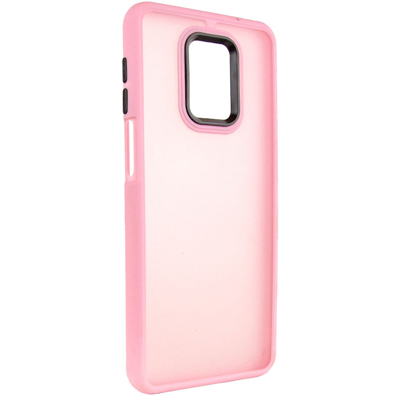 Чехол TPU+PC Lyon Frosted для Xiaomi Redmi Note 9s / Note 9 Pro / Note 9 Pro Max (Pink)